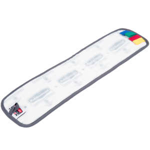 Rubbermaid Commercial, Executive Series, HYGEN™ Scrubber Microfiber Hook & Loop Mop, 18"W, Gray