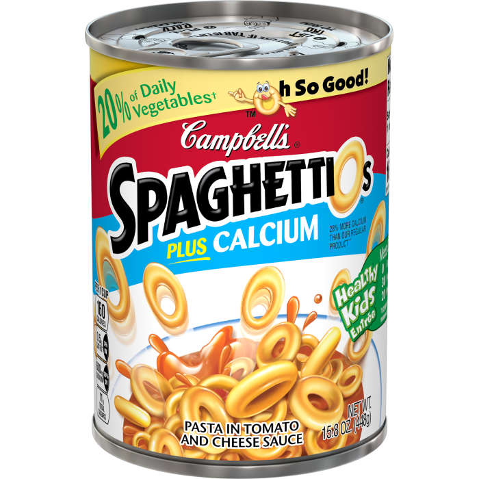 SpaghettiOs Plus Calcium