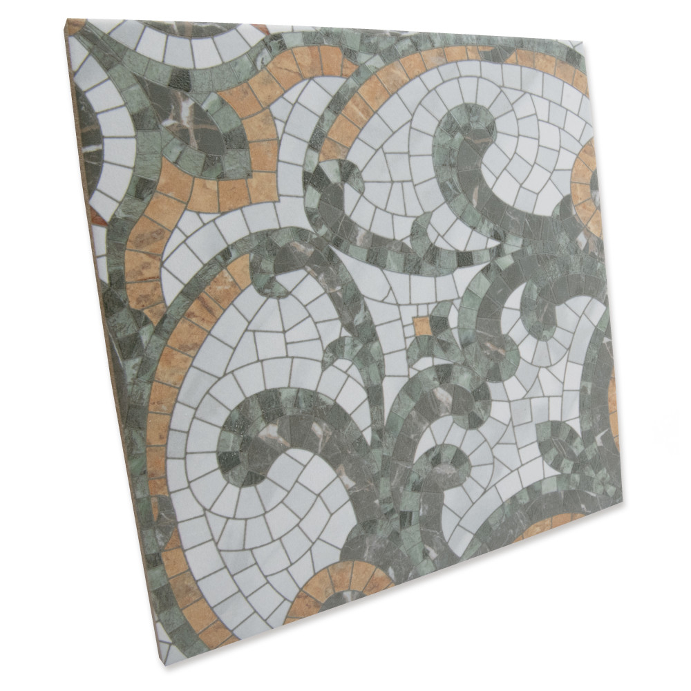 Versailles Mosaico Palace 7-7/8 in. x 7-7/8 in. Porcelain Floor and Wall Tile