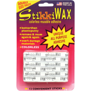 StikkiWAX&trade; Adhesive Bars/Sticks, Pack of 12