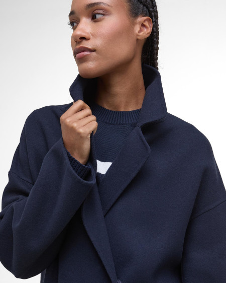 Cappotto avvolgente in lana Rachel