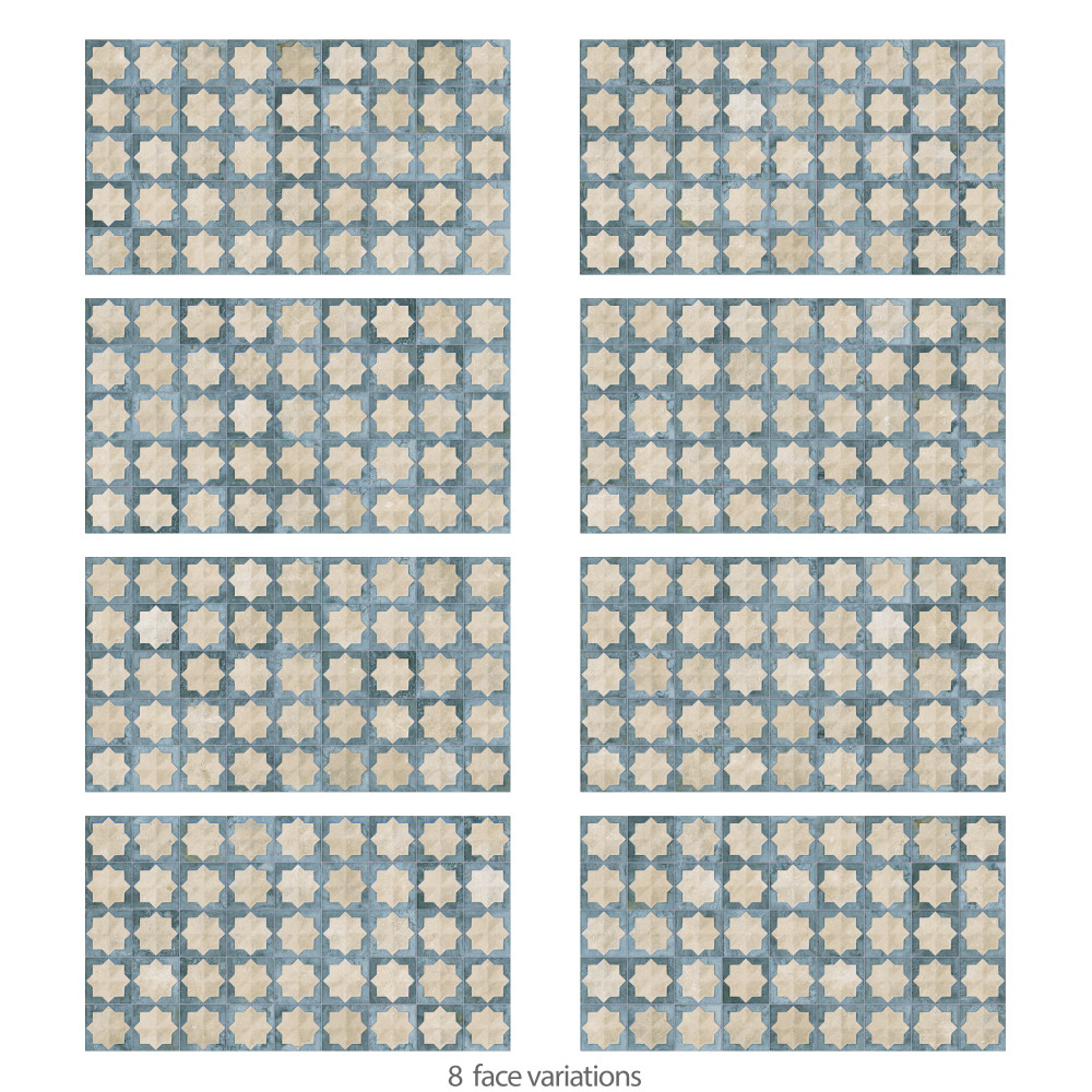 Tetuan Astre Arena Aqua 12-1/8 in. x 21-7/8 in. Porcelain Wall Tile