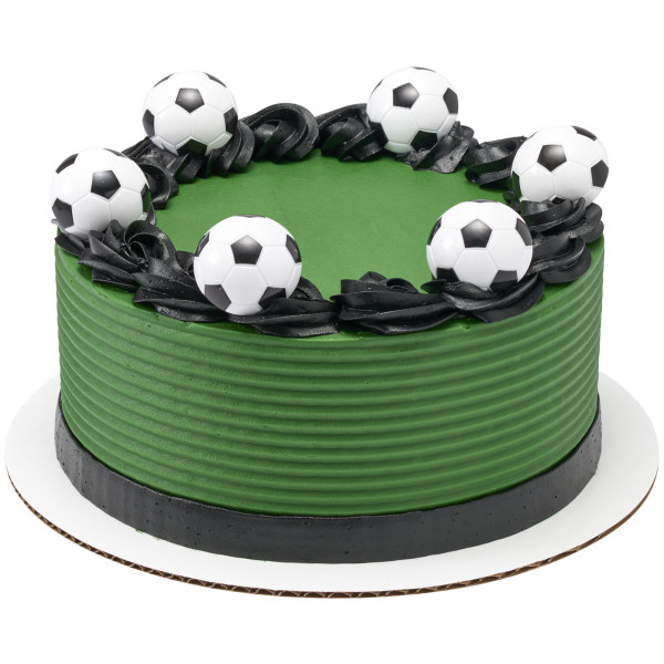 3D Soccer Ball Cupcake Rings