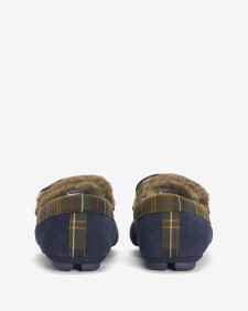Monty Slippers Navy Suede