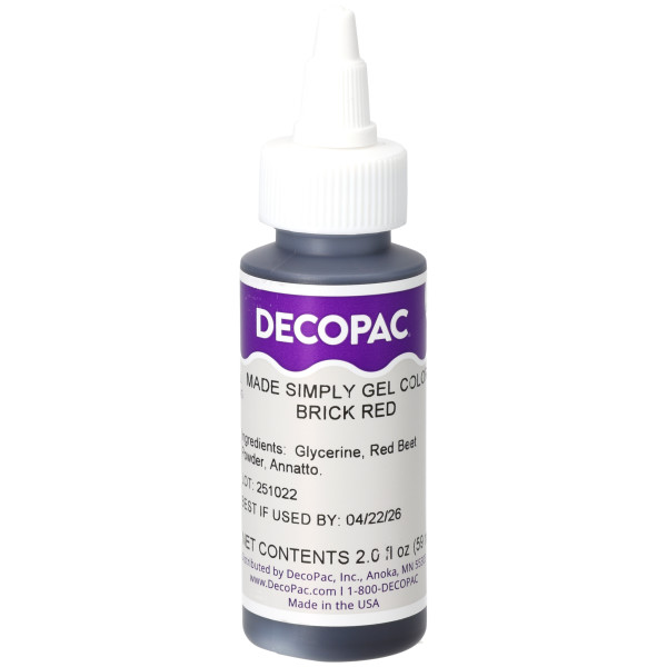 Brick Red Made Simply™ Premium Gel Color