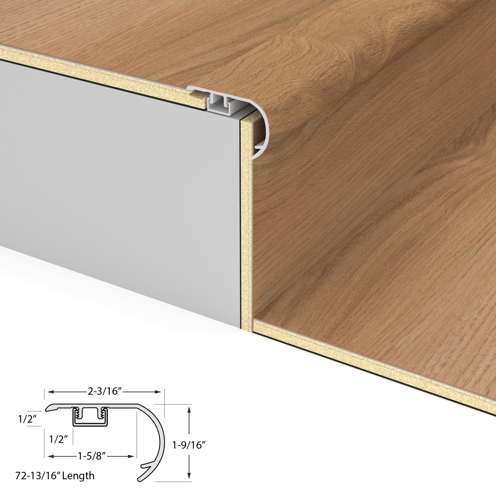 Shore Thing Stair Nosing Overlap 10mm view 4