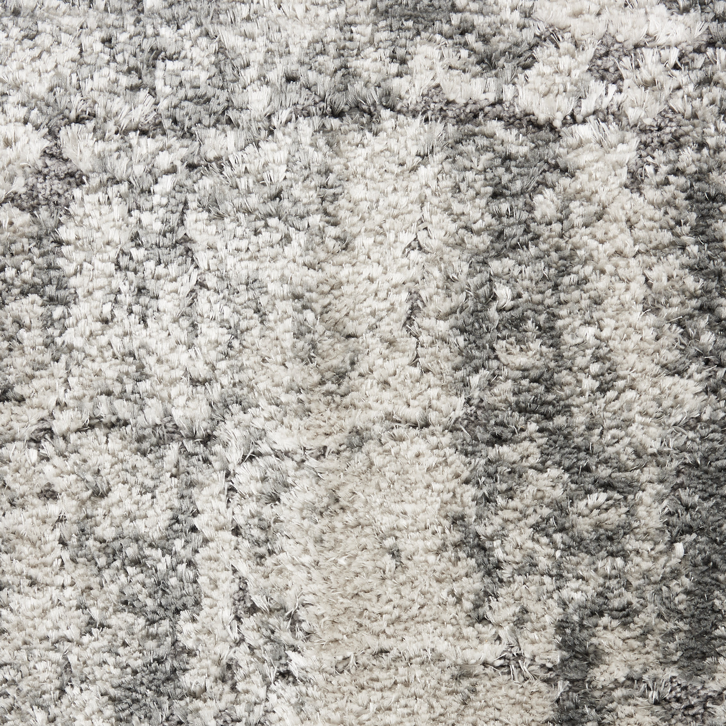 Nourison Dreamy Shag 5'3" x 7'3" Ivory Charcoal Shag Indoor Rug