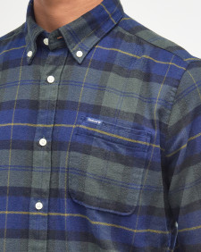 Kyeloch Tailored Long-Sleeved Shirt Olive Night