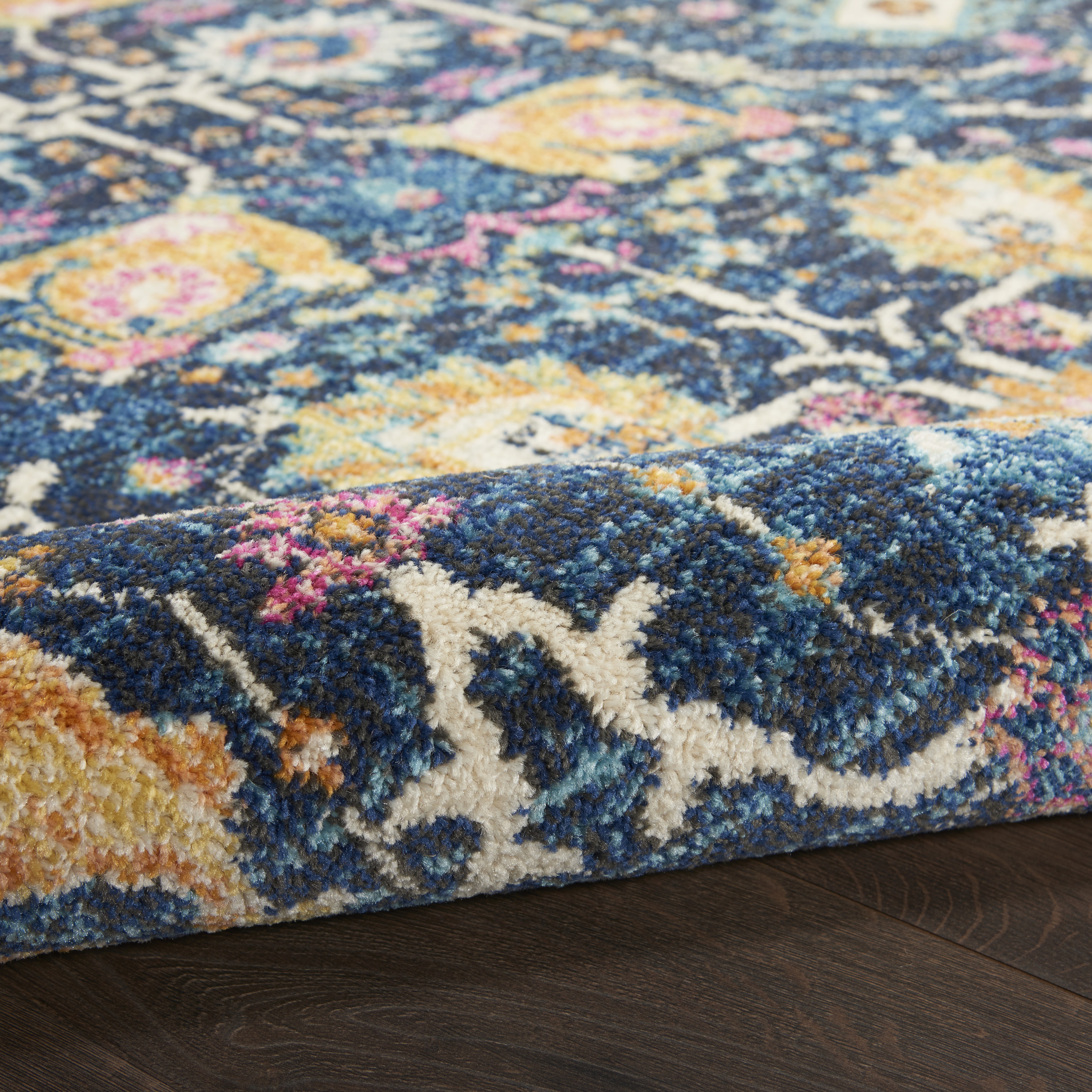 Nourison Passion 1'10" x 6' Navy Bohemian Indoor Rug