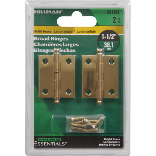 Hardware Essentials Ball Tipped Hinges 1-1/2