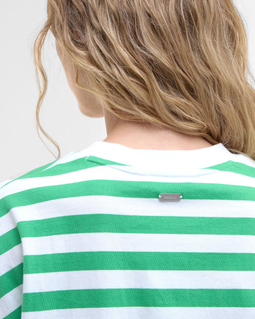 T-shirt oversize Abby con motivo a righe 
