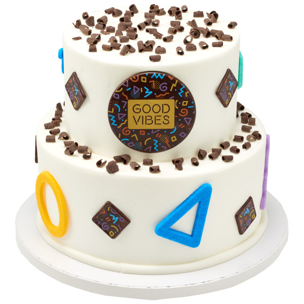 Good Vibes Shapes SugarStyle® Edible Decorations