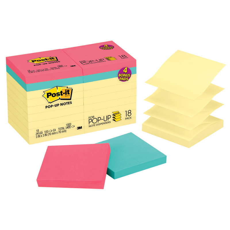 Original+Pop-Up+Notes+Value+Pack%2C+3+X+3%2C+Canary%2Fcape+Town%2C+100%2Fpad%2C+18%2Fpack
