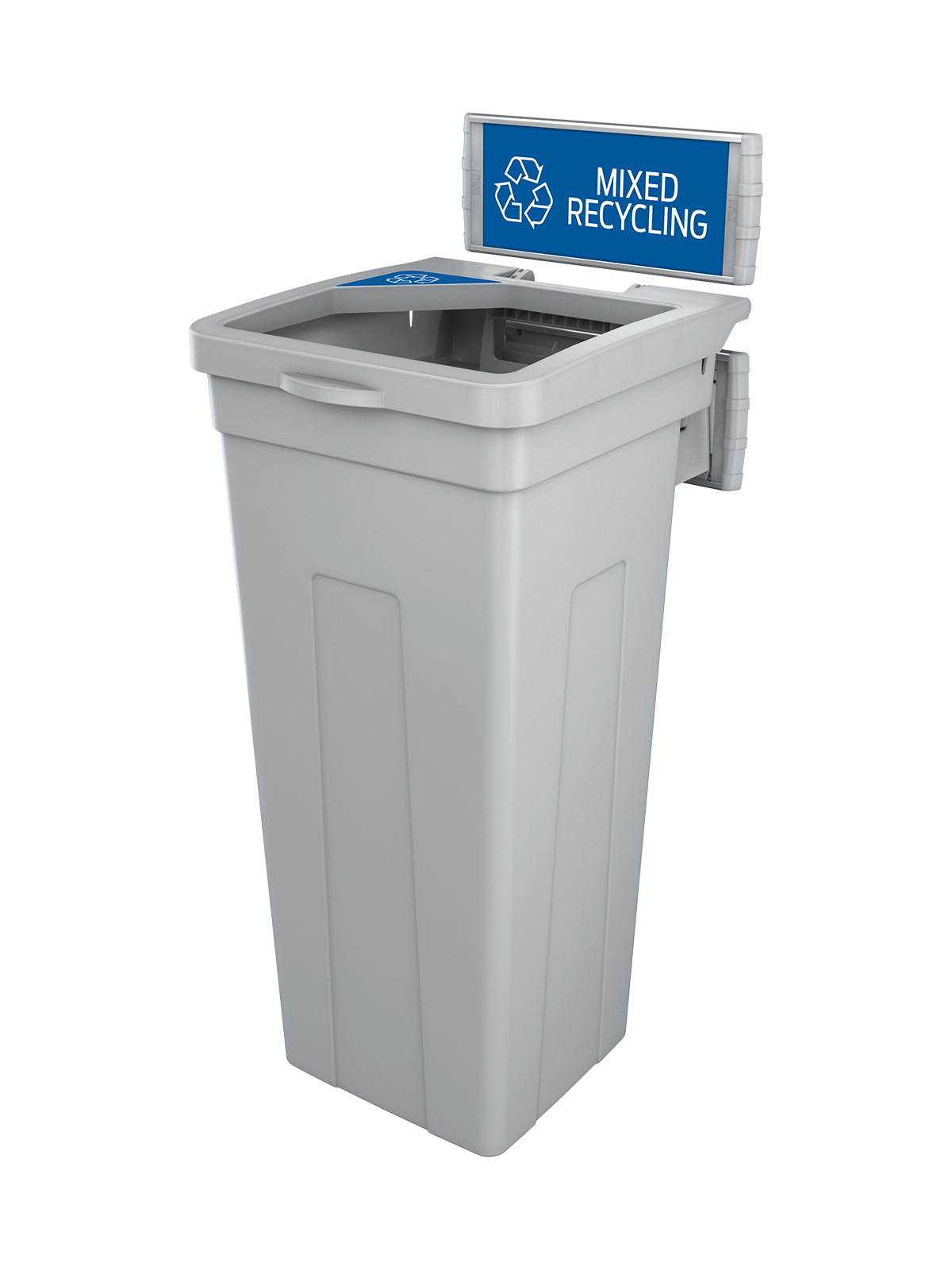 RISE – Single – Kit – Mixed Recycling – Full – Grey
