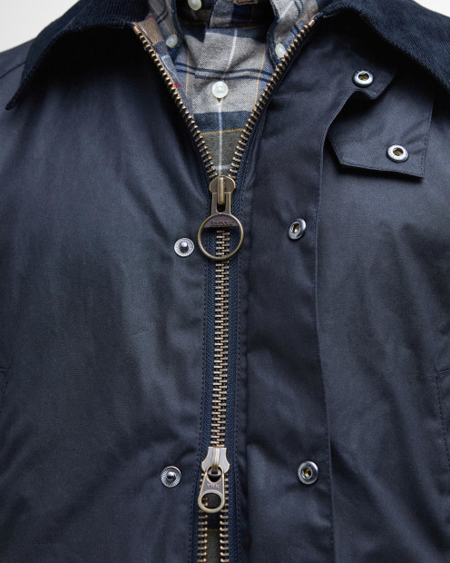 Ashby Waxed Jacket Classic Navy
