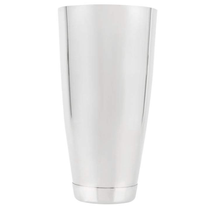 30-ounce stainless steel bar shaker in mirror finish