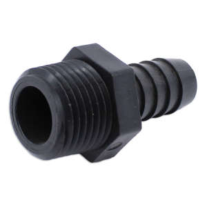 Connector Black 1/2 Id X 1/2 Npt