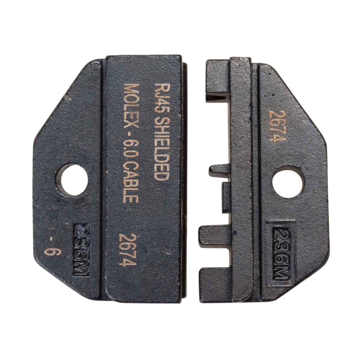 Product image for GRN PA2674 DIE MOLEX RJ45 STP 6.0 B