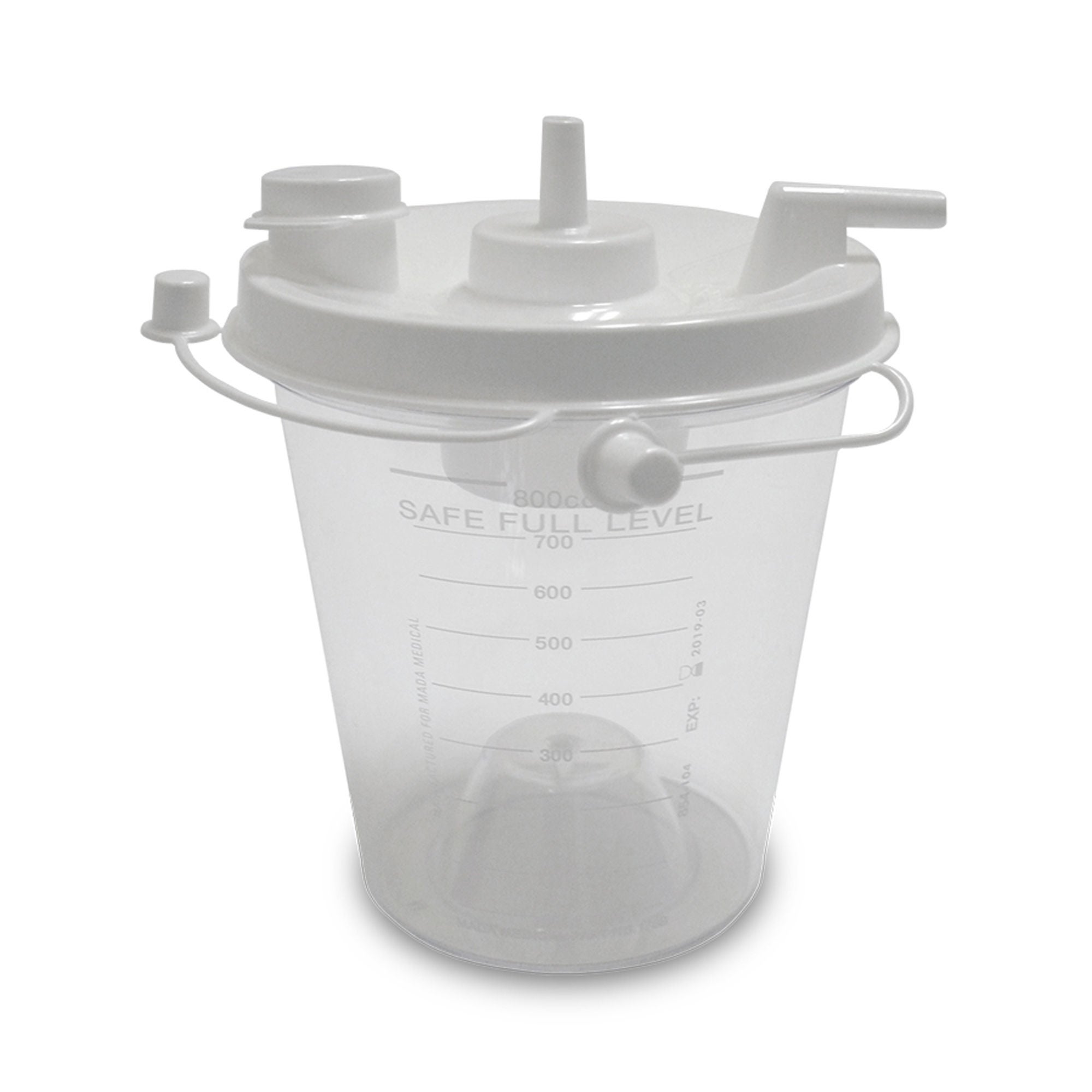 Suction Collection Bottle for use w/ Mada models 172, 172BS, 172OS, 178, 800 mL