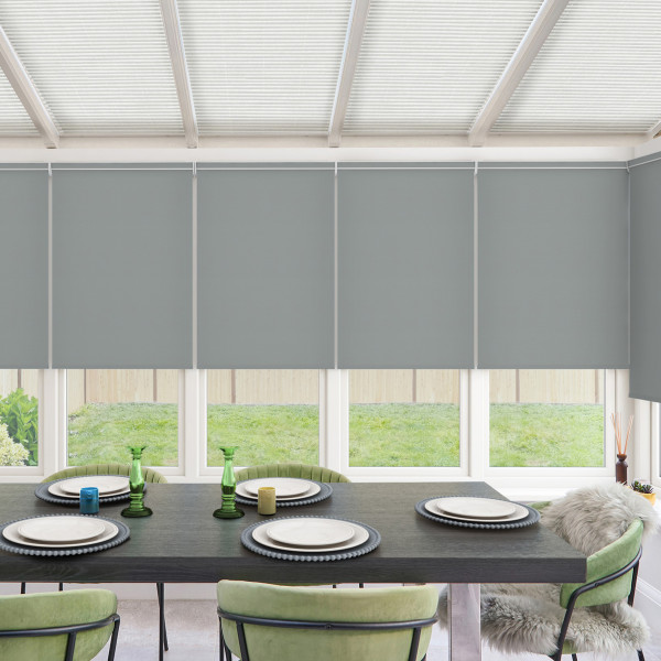 Hexham Silver Roller Blind