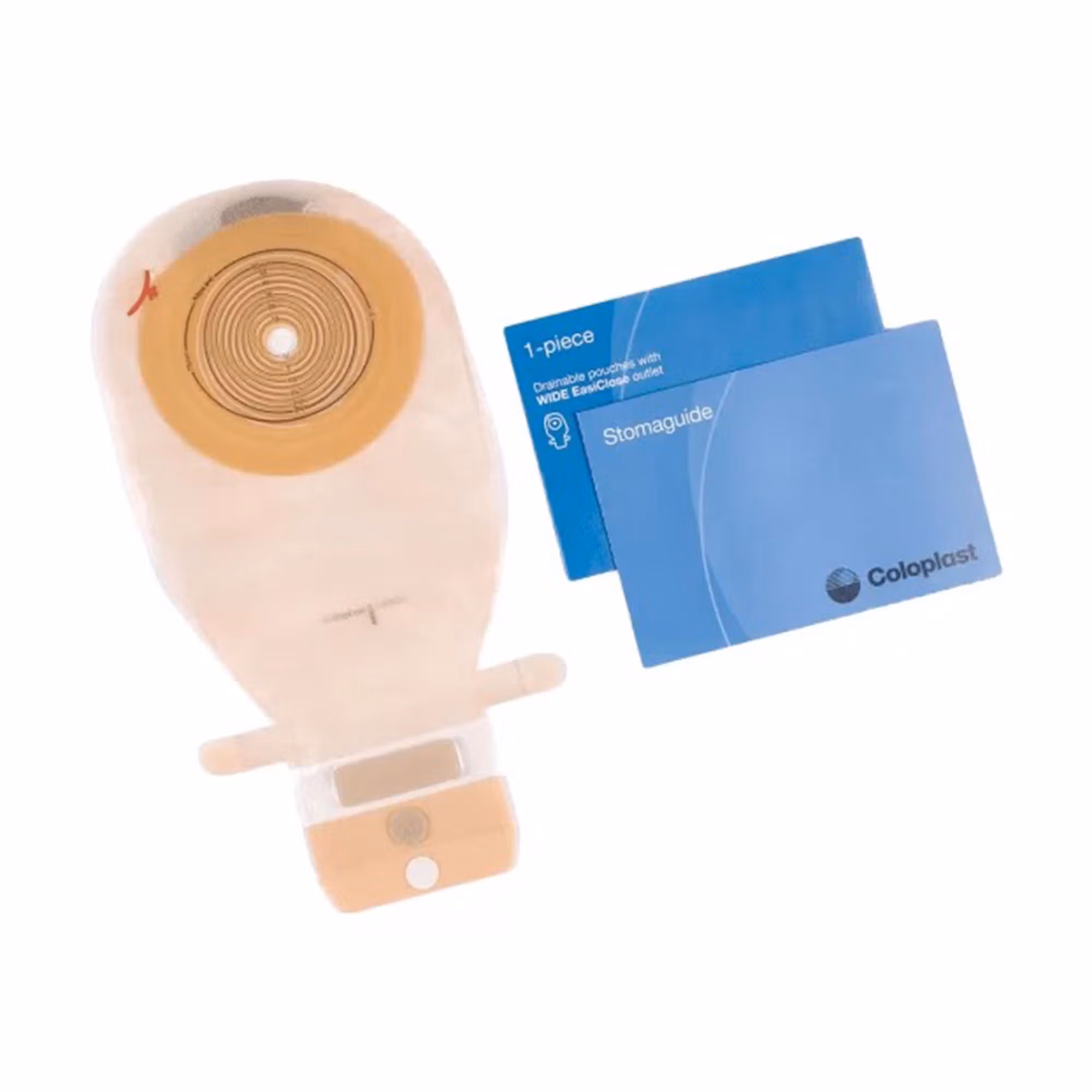 Assura® One-Piece Transparent Colostomy Pouch, 10 – 76 mm Stomas