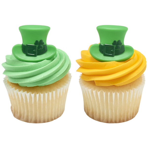 Leprechaun Hat Cupcake Rings