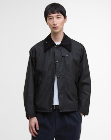 Modified Transport Waxed Jacket Black