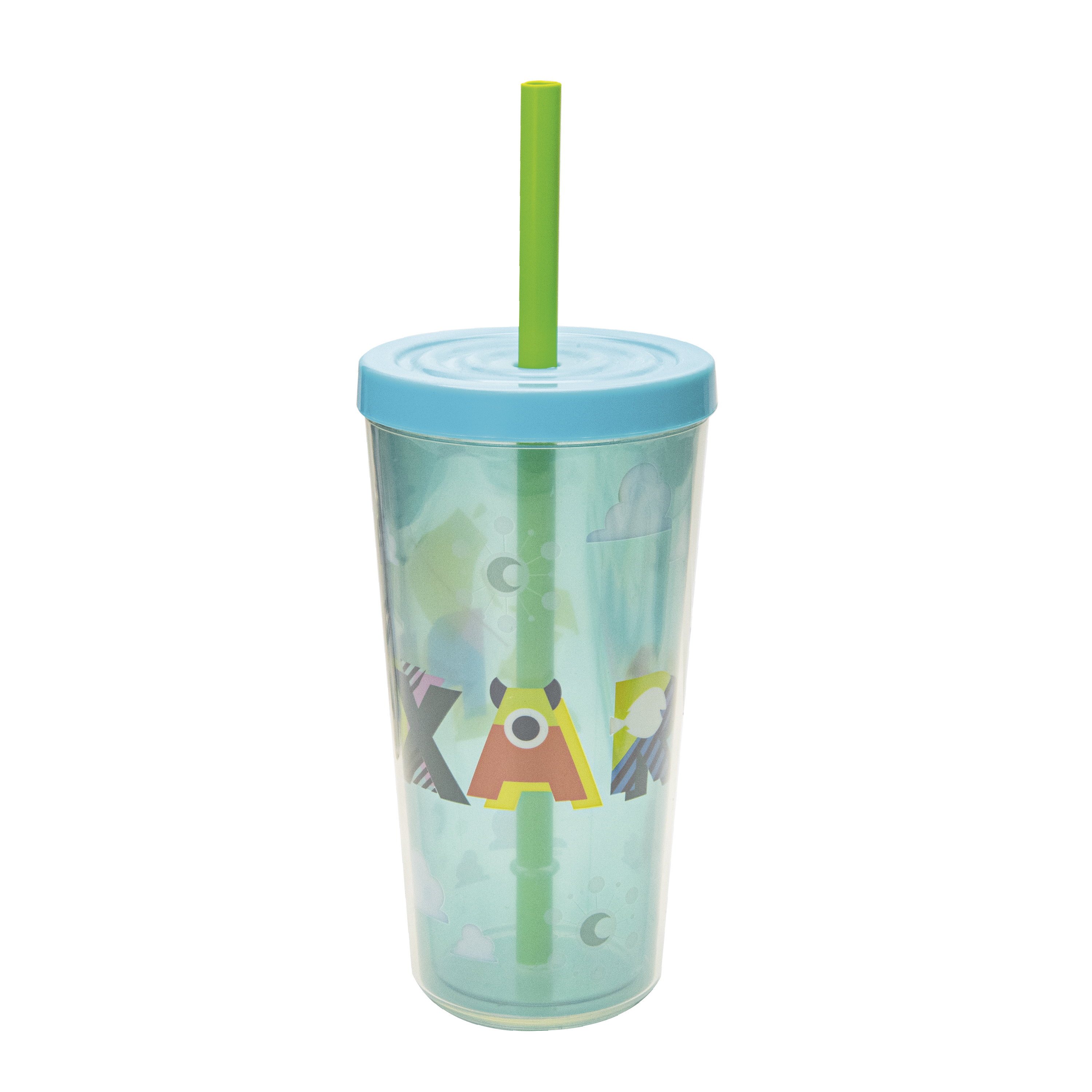 Disney and Pixar 16 ounce Insulated Plastic Tumbler with Straw, Pixar Friends slideshow image 1 Disney and Pixar 16 ounce Insulated Plastic Tumbler with Straw, Pixar Friends slideshow image 1