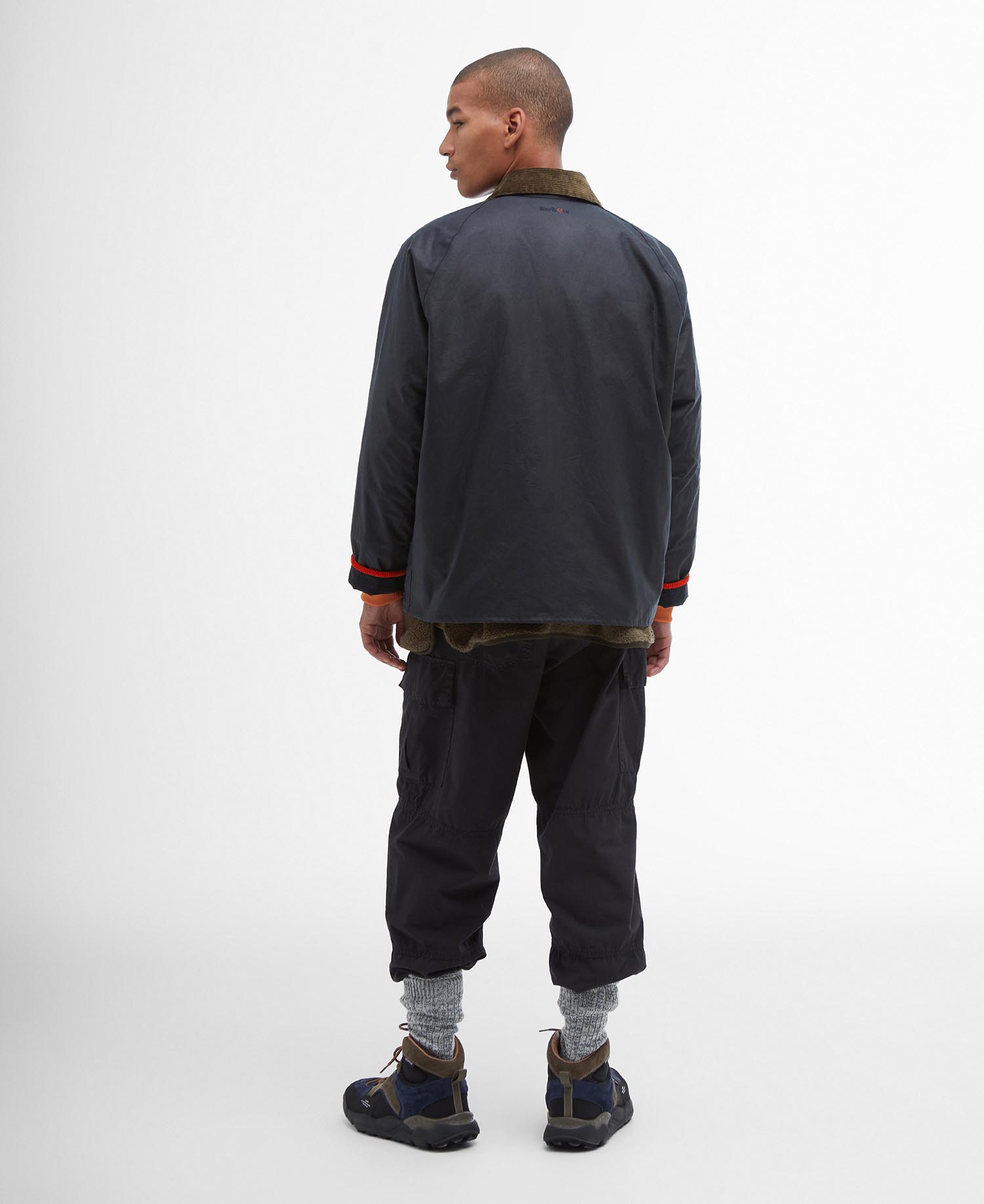 Barbour x Flower Mountain Oversized Transport Waxed Jacket image number 2
