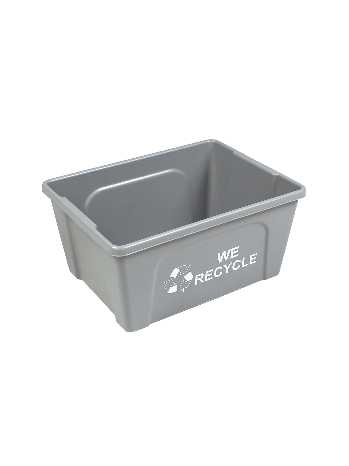 DESKSIDE RECYCLER – Single – Body – We Recycle – Executive Grey