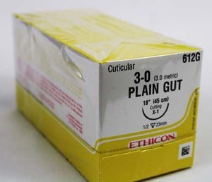 J & J Healthcare Systems SUTURE, GUT PL 3-0 18" X-1 (12/BX)