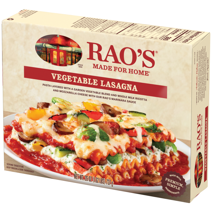 Vegetable Lasagna with Marinara Sauce Frozen Meal, 26 oz - Right angle Image