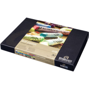 Soft Pastel Cardboard Box Set, General Selection, 30 Full Sticks
