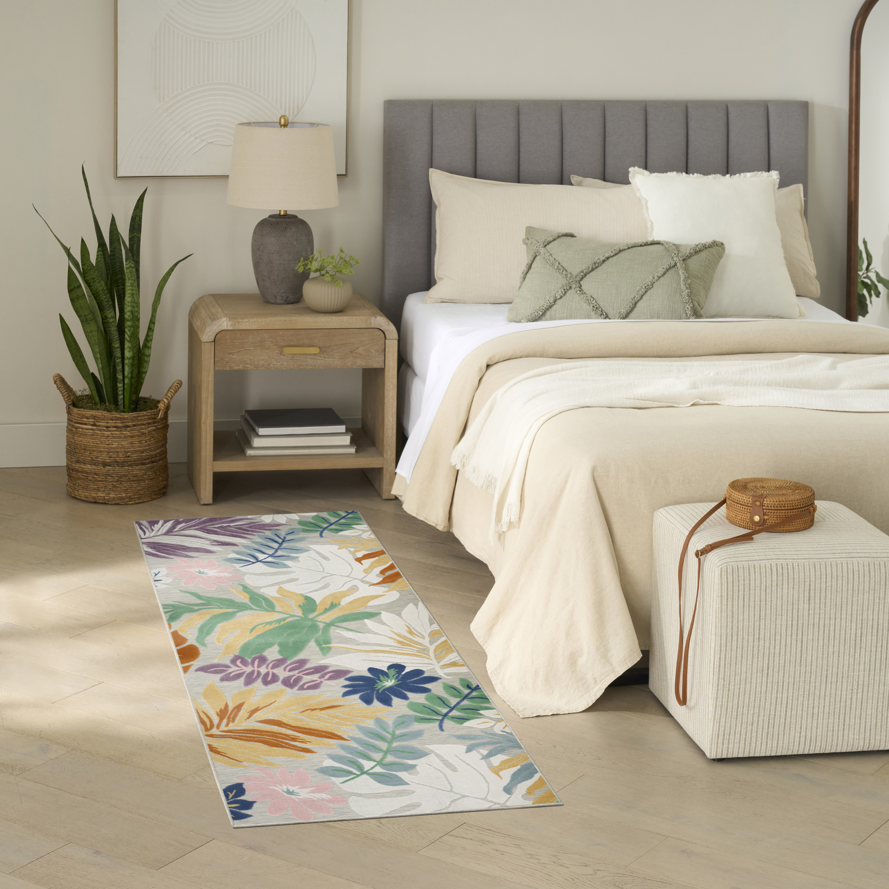 Nourison Suncoast 2' x 6' Multicolor Tropical Rug