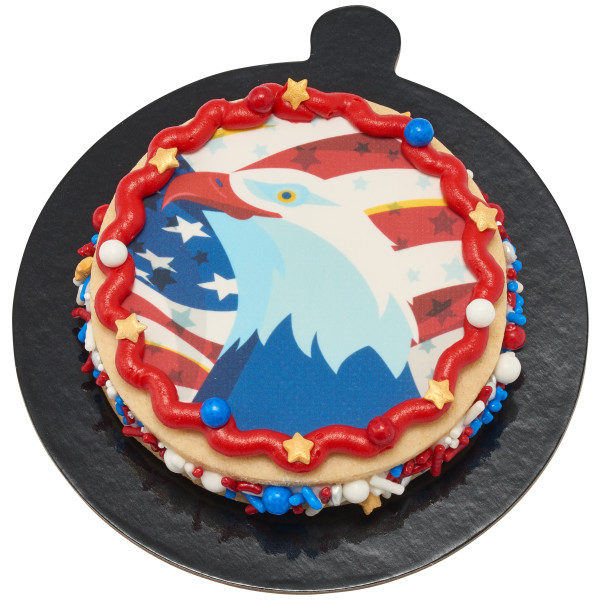 Patriotic Eagle PhotoCake® Edible Image®