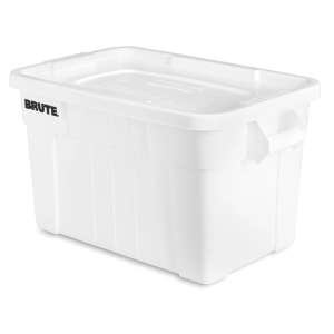 Rubbermaid Commercial, BRUTE, NSF Tote with Lid, 20 gal, White