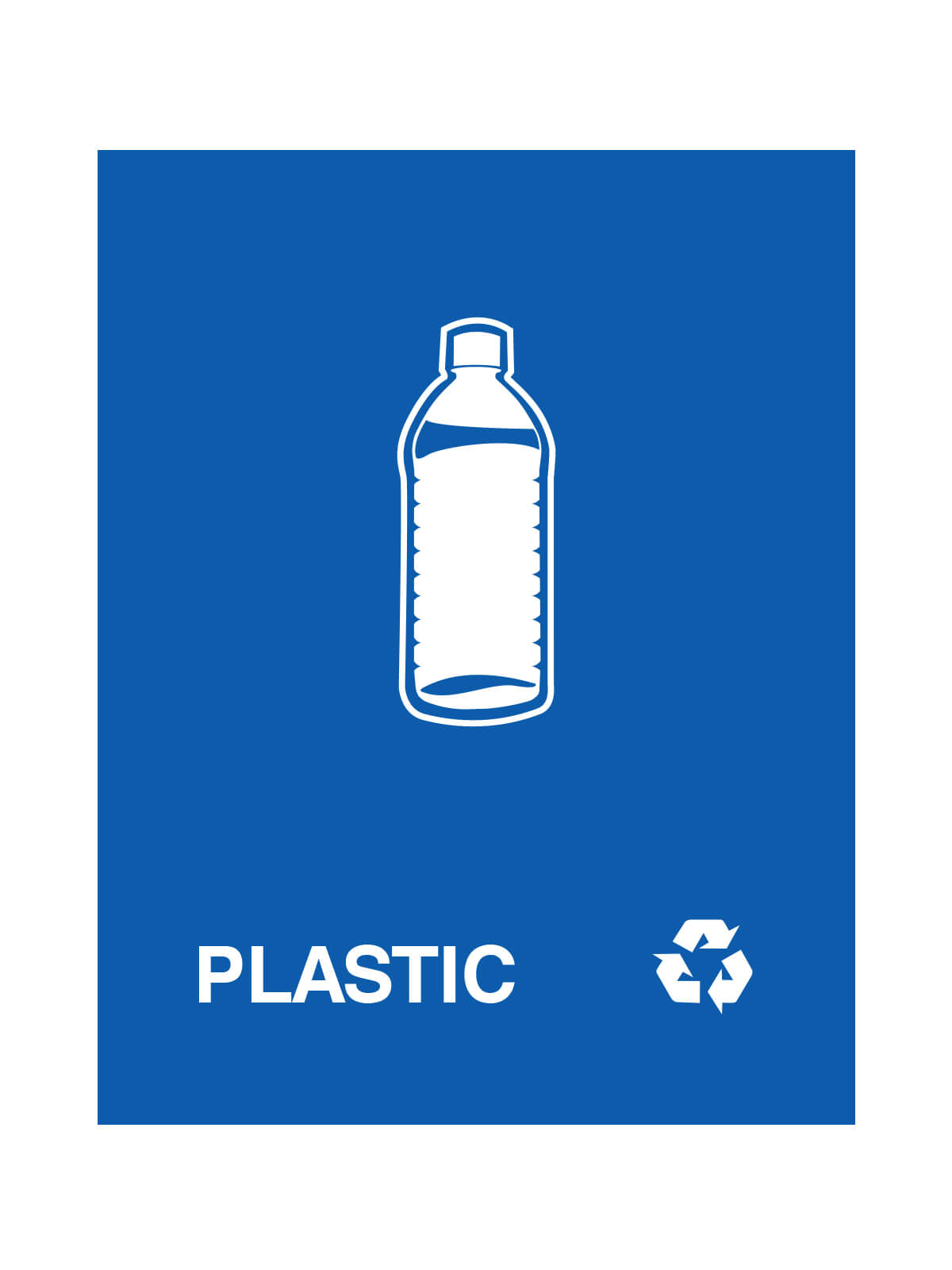 WASTE WATCHER – Sign – Plastic – Royal Blue