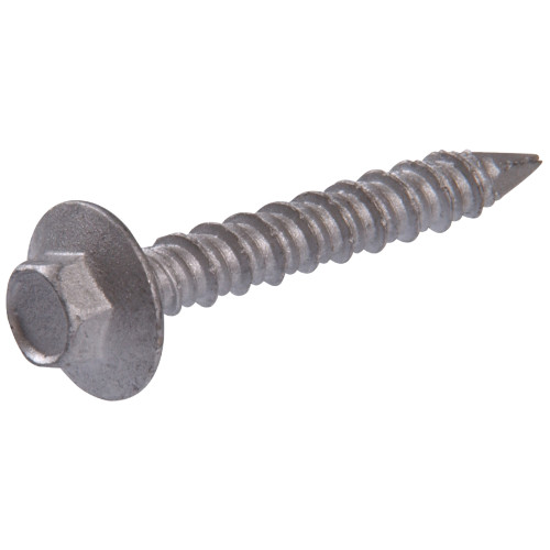 Silver Hex Washer-Head Hurricane Tapper (Large Flange) | Concrete Screw ...