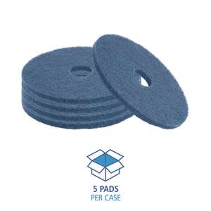 Boardwalk,  Scrubbing Round Floor Pad, 16", Blue