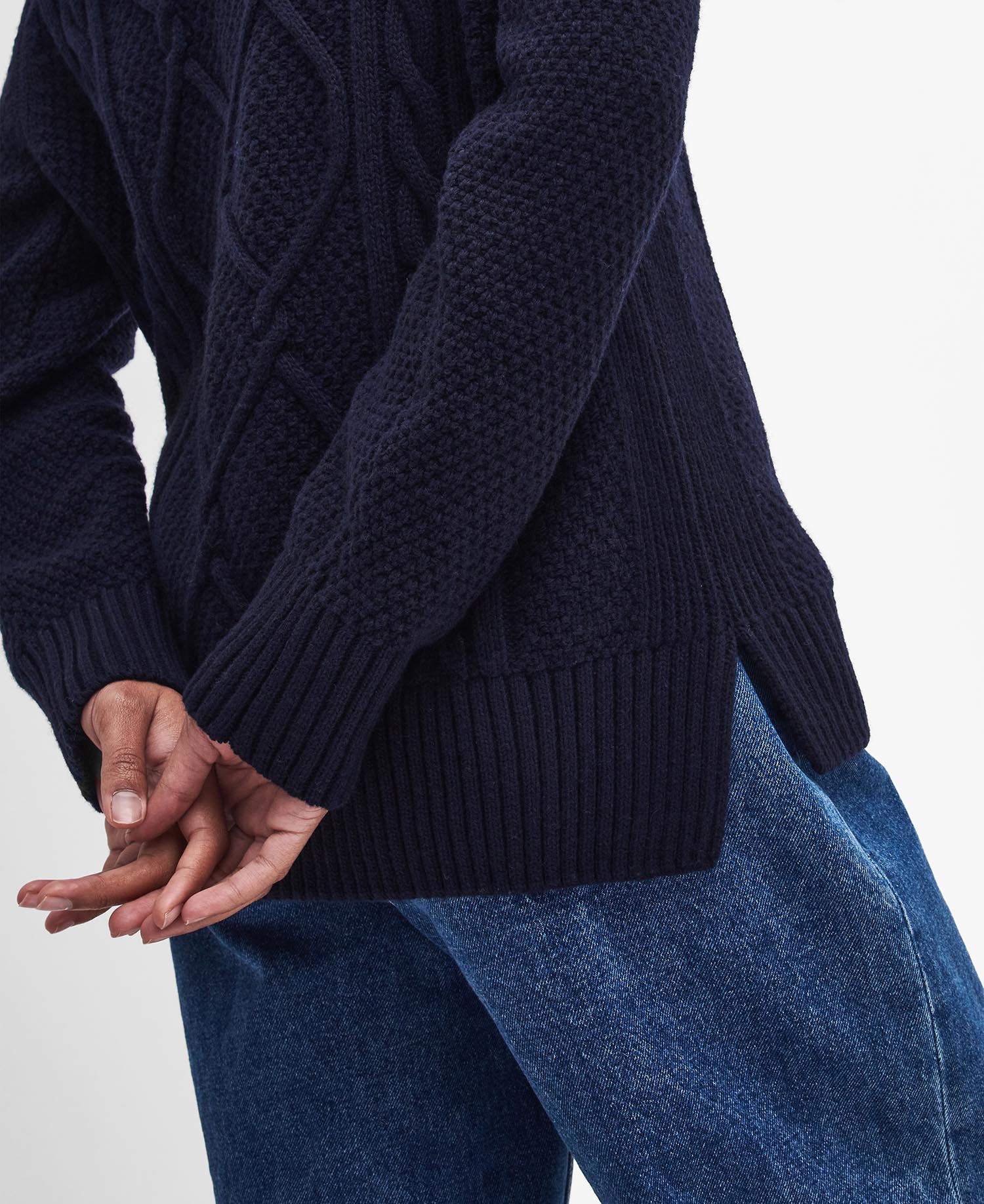 Burne Argyle Crew Neck Jumper image number 4