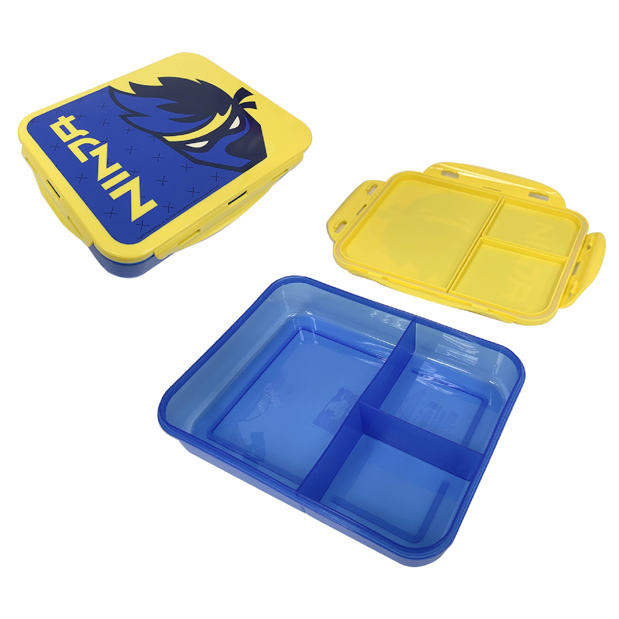 Ninja 3-section Reusable Bento Boxes, Video Games, 2-piece set slideshow image 2 Ninja 3-section Reusable Bento Boxes, Video Games, 2-piece set slideshow image 2