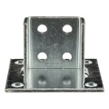 Superstrut Electrogalvanized Steel Squared Post Base Paralleled Strut