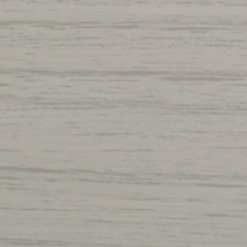 Light gray wood-grain panel with subtle horizontal streaks; lying flat and static, showing fine texture; close-up view of an evenly lit interior surface resembling laminate wall or tabletop.