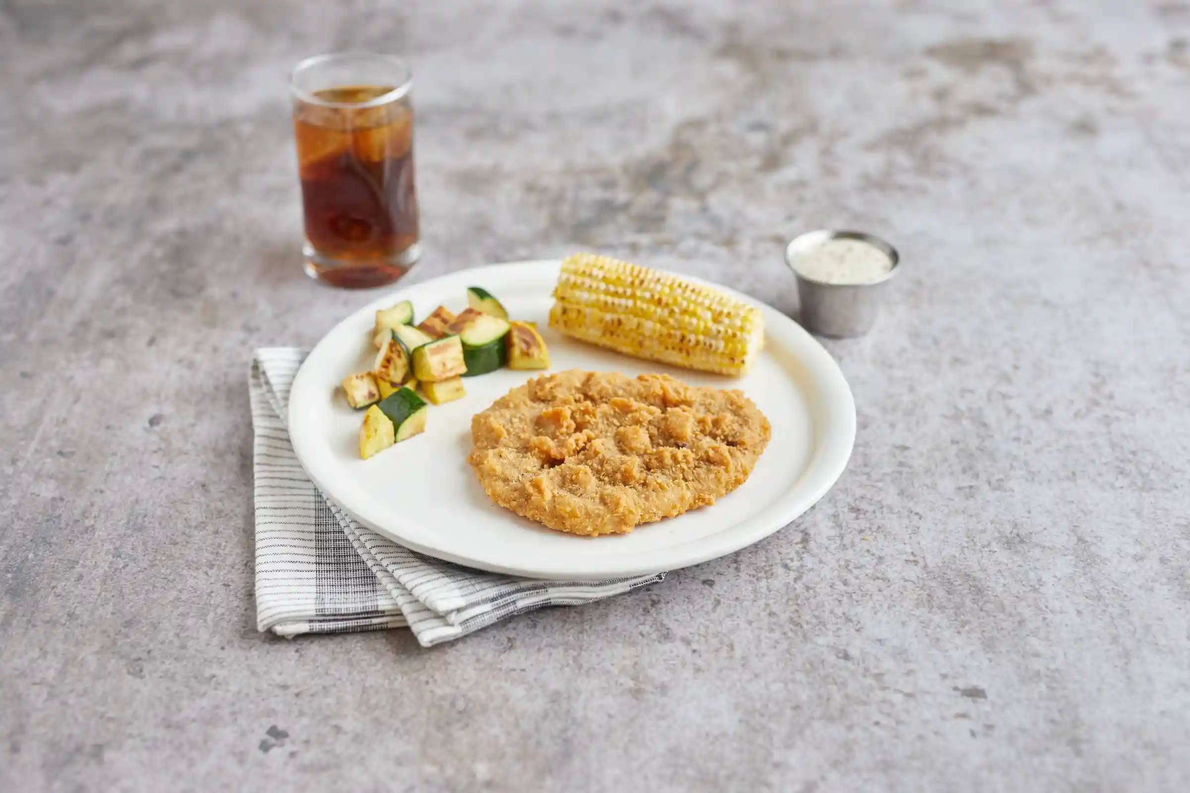 AdvancePierre™ Platinum Label The Legend® Partially Cooked Breaded Country Fried Sirloin Beef Steak Fritters, 6 oz_image_1