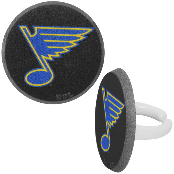 NHL® Team Puck Cupcake Rings