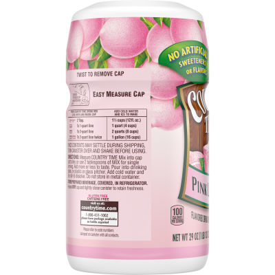 Country Time Pink Lemonade Drink Mix, 29 oz Canister