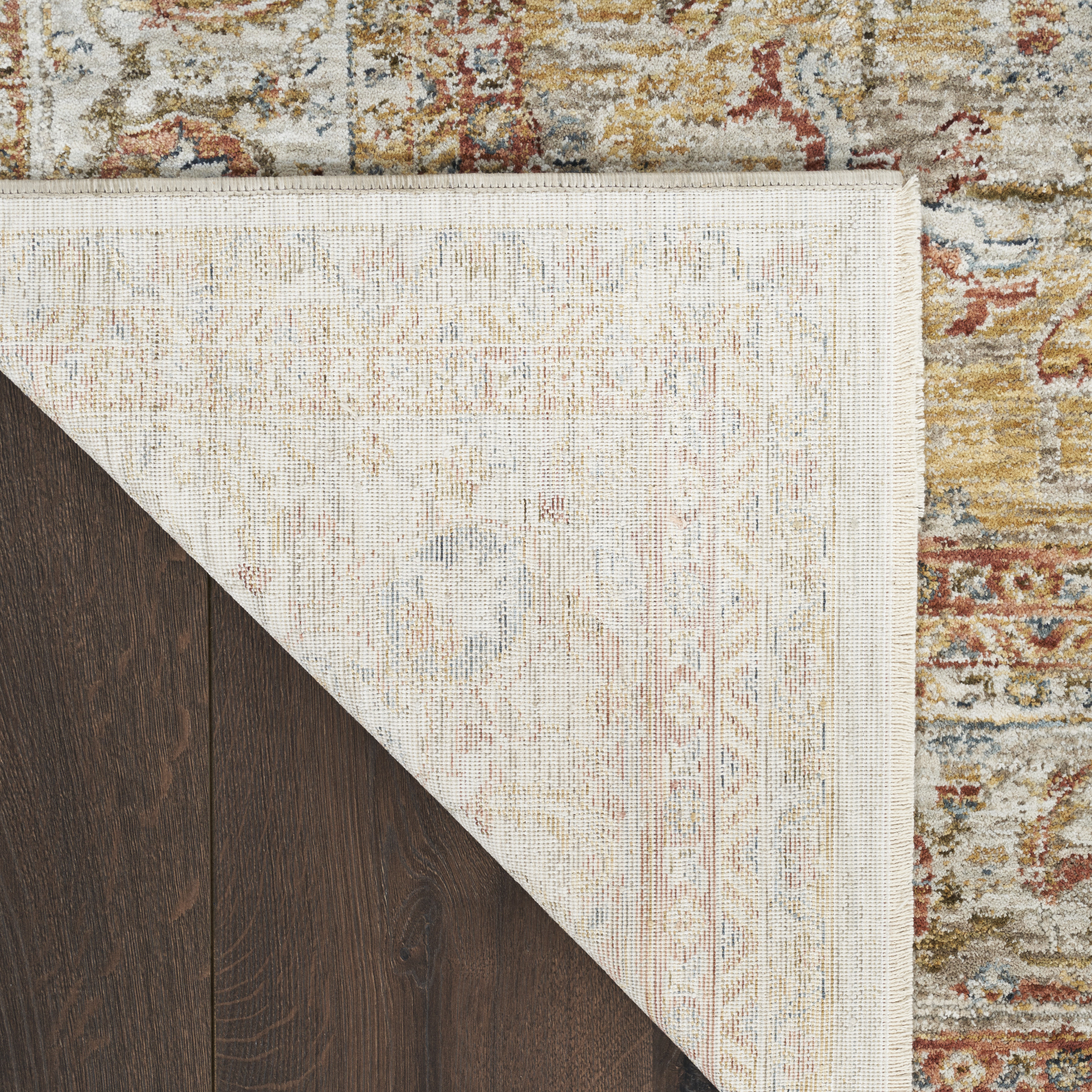 Nourison Sahar 9'3" x 12'7" Ivory Rust Vintage Indoor Rug