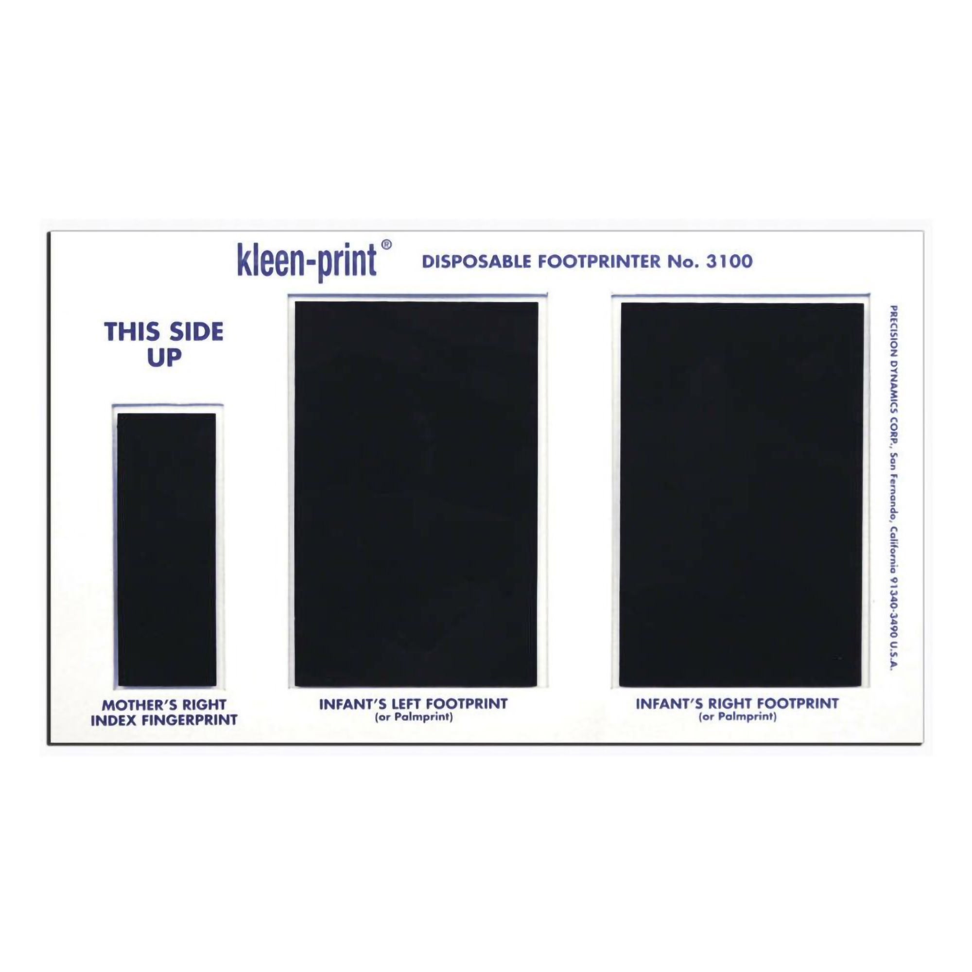 Kleen-Print® Footprinter and Thumb Pad