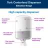 Tork, M2 Elevation,  Center Pull Towel Dispenser, White