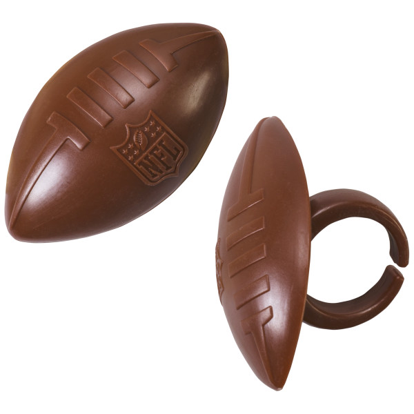 NFL Team Helmet Cupcake Rings